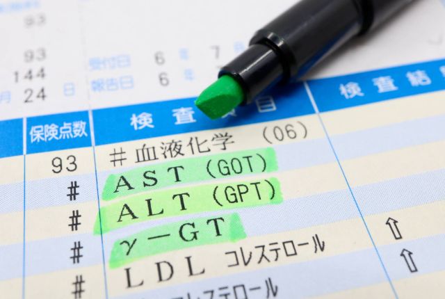 健康診断結果表