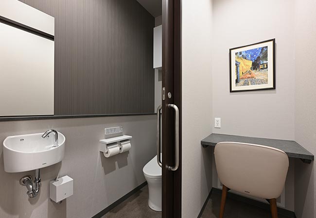 内視鏡用トイレ付き個室