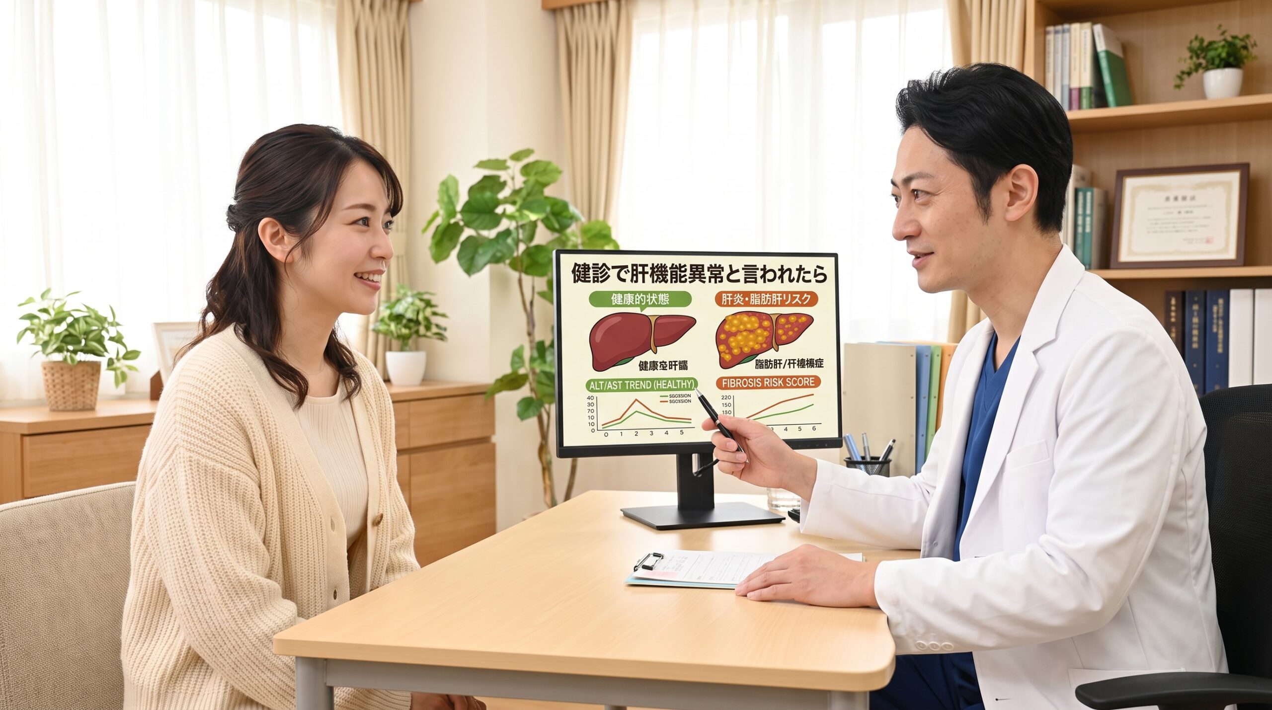 健診で肝機能異常と言われたら